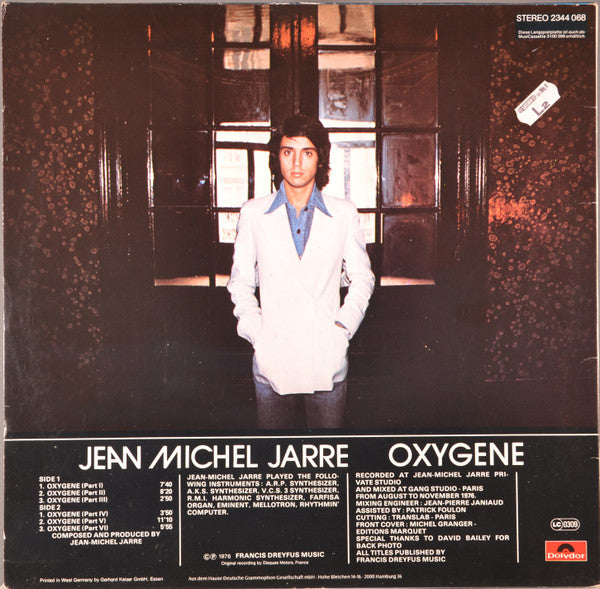 Jean-Michel Jarre - Oxygene (LP Tweedehands) - Discords.nl