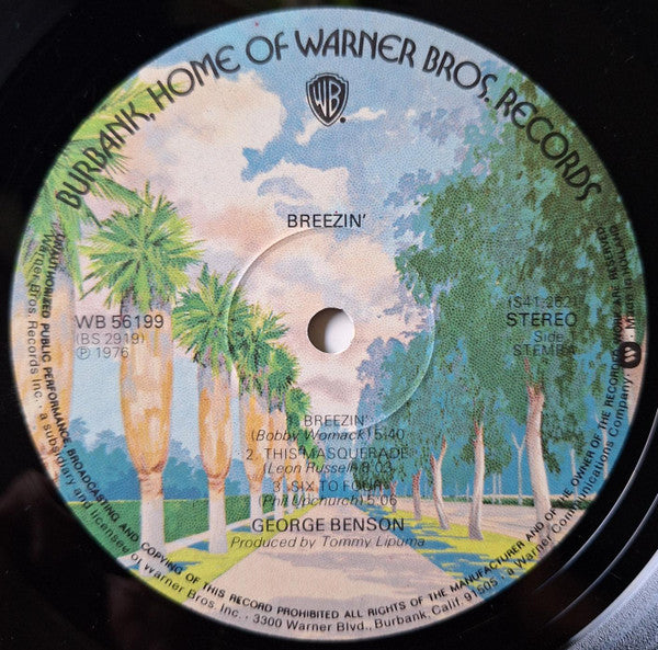 George Benson - Breezin' (LP Tweedehands) - Discords.nl