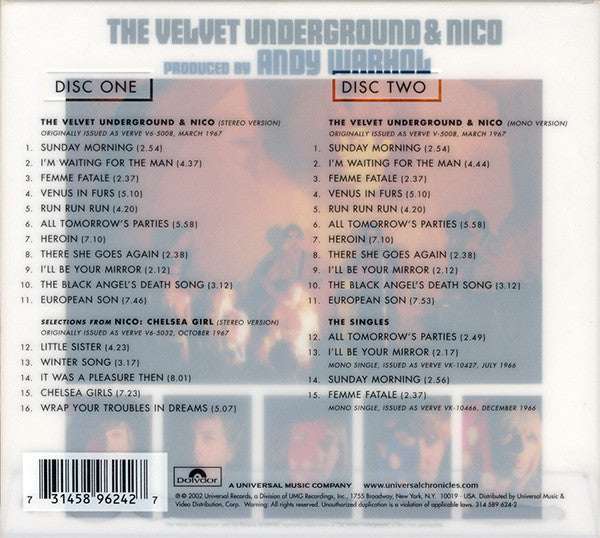 Velvet Underground, The & Nico (3) - The Velvet Underground & Nico (CD Tweedehands)