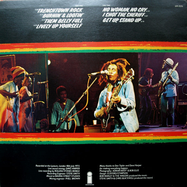 Bob Marley & The Wailers - Live! (LP Tweedehands)