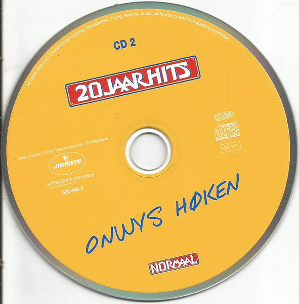 Normaal - Onwys Høken, 20 Jaar Hits (CD Tweedehands) - Discords.nl