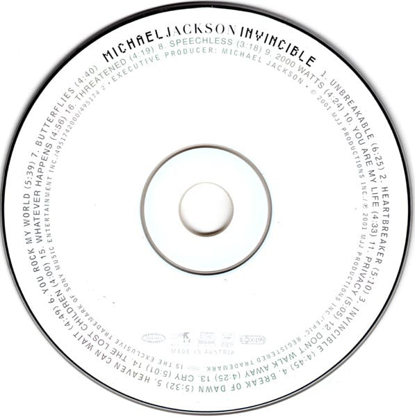 Michael Jackson - Invincible (CD Tweedehands)