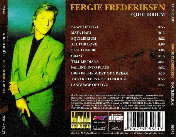 Fergie Frederiksen - Equilibrium (CD)