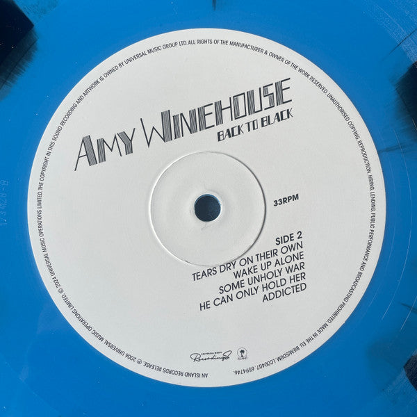 Amy Winehouse - Back To Black - Black & Blue Vinyl (Black & Blue Vinyl LP)