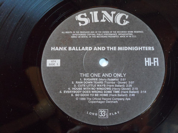Hank Ballard & The Midnighters - The One And Only (LP Tweedehands)
