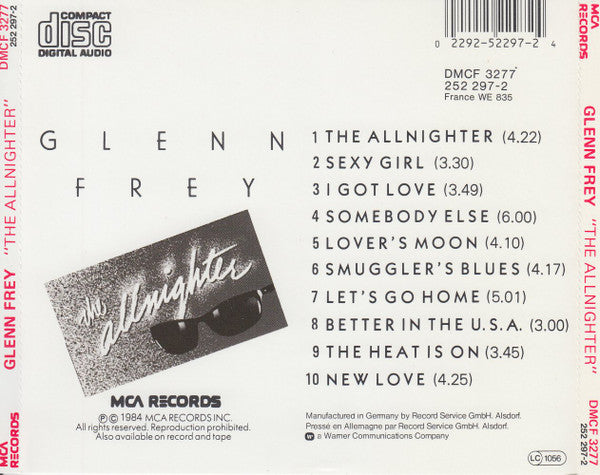 Glenn Frey - The Allnighter (CD Tweedehands)