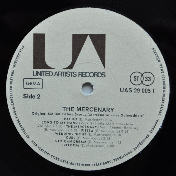 Ennio Morricone - The Mercenary (Original Motion Picture Score) (LP Tweedehands)