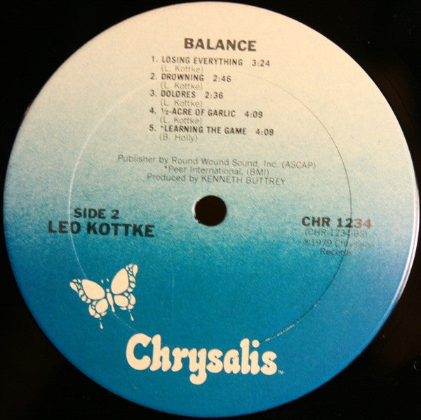 Leo Kottke - Balance (LP Tweedehands)