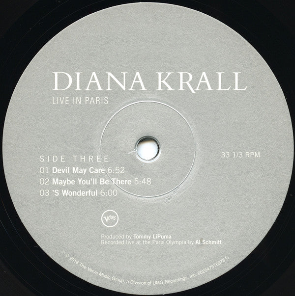 Diana Krall - Live In Paris (LP)