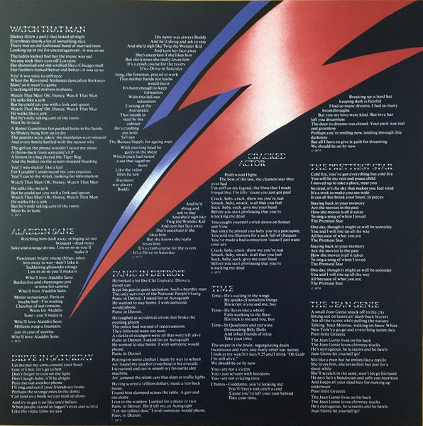 David Bowie - Aladdin Sane (50th Anniversary Edition / Picture Disc LP) - Discords.nl