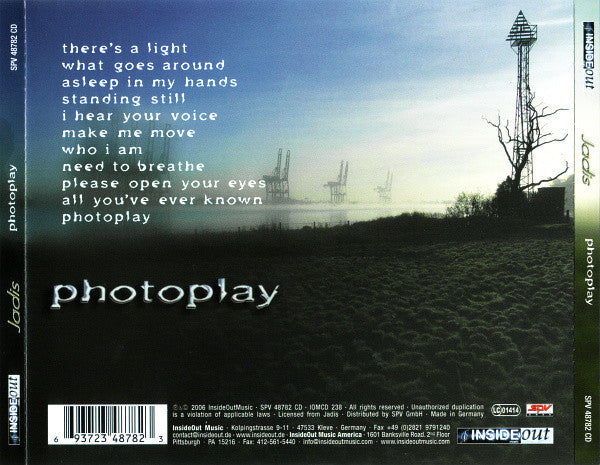 Jadis - Photoplay (CD)