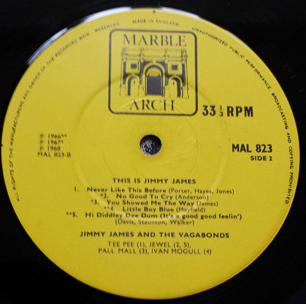 Jimmy James & The Vagabonds - This Is Jimmy James And The Vagabonds (LP Tweedehands) - Discords.nl