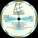 Lionel Richie - Say You, Say Me (12" Tweedehands)