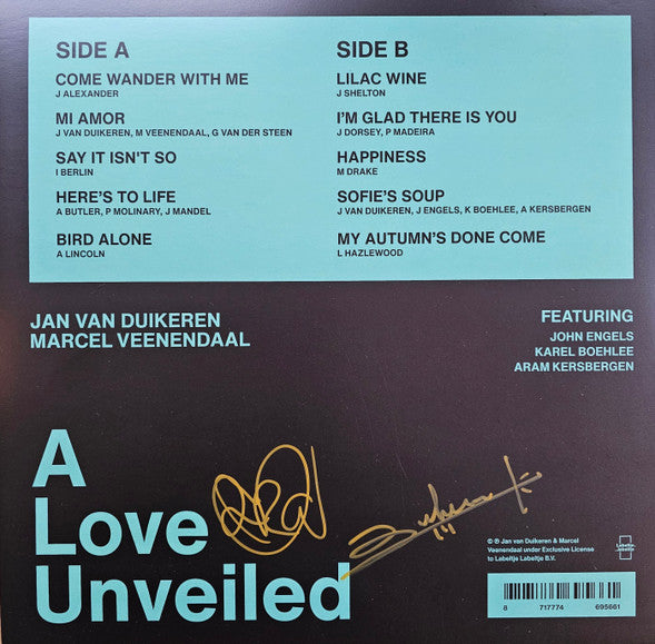 Marcel Veenendaal, Jan van Duikeren - A Love Unveiled (LP) - Discords.nl