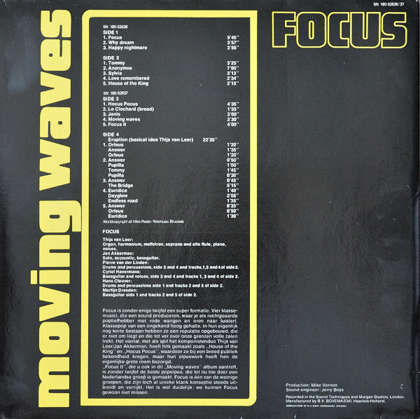 Focus- Moving Waves (LP Tweedehands) - Discords.nl