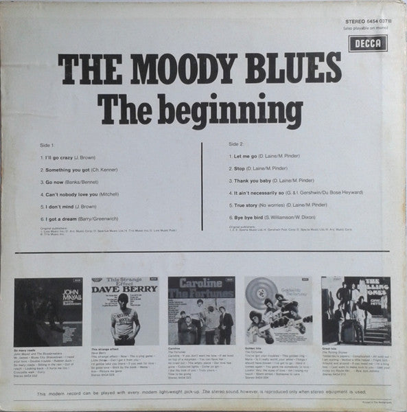 Moody Blues, The - The Beginning (LP Tweedehands)