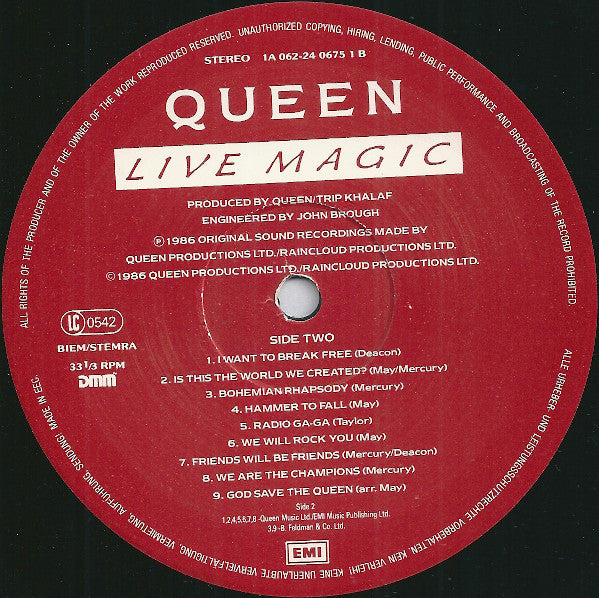 Queen - Live Magic (LP Tweedehands) - Discords.nl