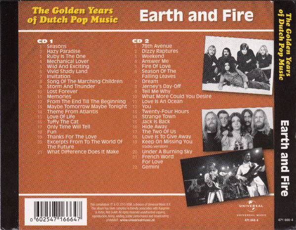 Earth And Fire - The Golden Years Of Dutch Pop Music (A&B Sides) (CD)