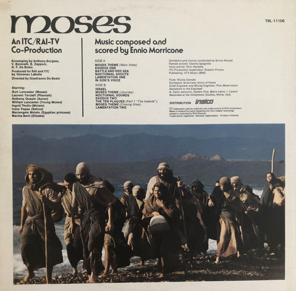 Ennio Morricone - Moses (Original Motion Picture Soundtrack) (LP Tweedehands)