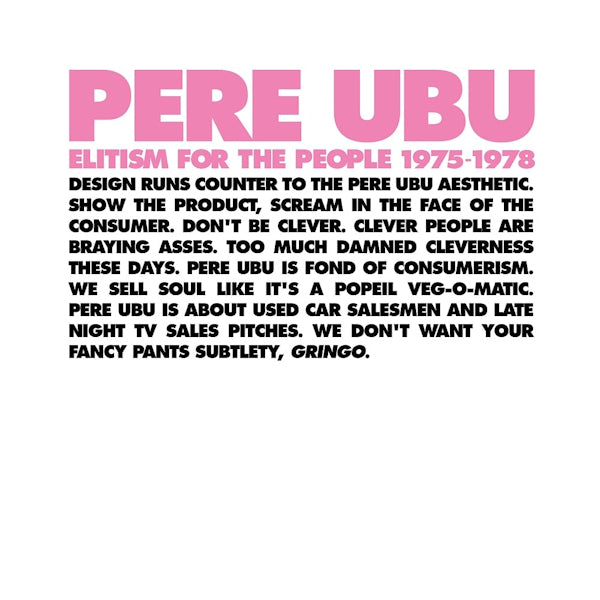 Pere Ubu - Elitism for the people: 1975-1978 (CD)