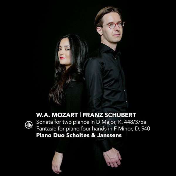 Scholtes & Janssens Piano Duo - Sonata for two pianos in d major k.448/375a / fantasie for piano four hands in f minor d.940 (CD) - Discords.nl