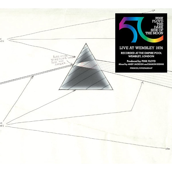 Pink Floyd - The dark side of the moon: live at wembley 1974 (CD) - Discords.nl