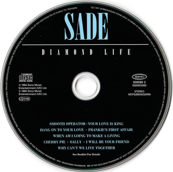 Sade - Diamond Life (CD Tweedehands)