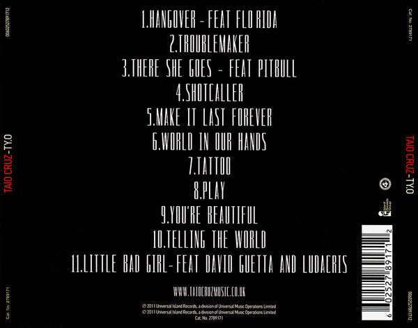 Taio Cruz - TY.O (CD Tweedehands)