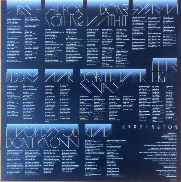 Kensington - Rivals (LP Tweedehands)
