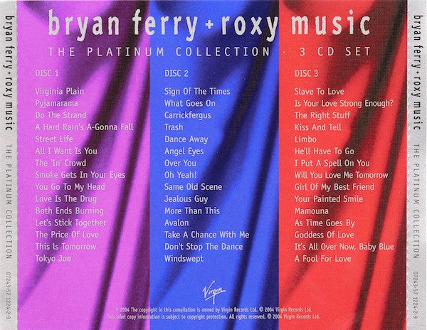 Bryan Ferry + Roxy Music - The Platinum Collection (CD Tweedehands)