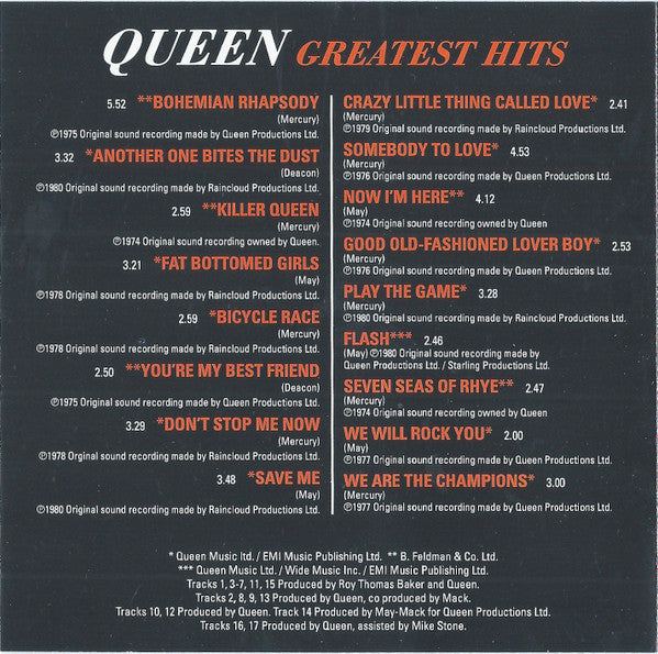 Queen - Greatest Hits (CD Tweedehands)