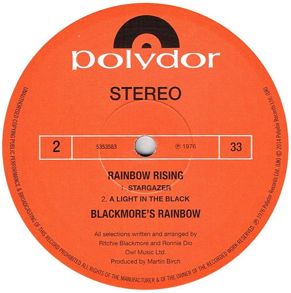 Rainbow - Rising (LP) - Discords.nl