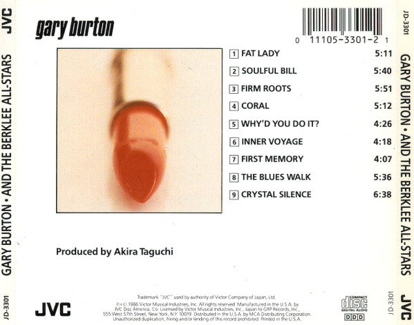 Gary Burton And Berklee All-Stars, The - Gary Burton And The Berklee All-Stars (CD Tweedehands) - Discords.nl