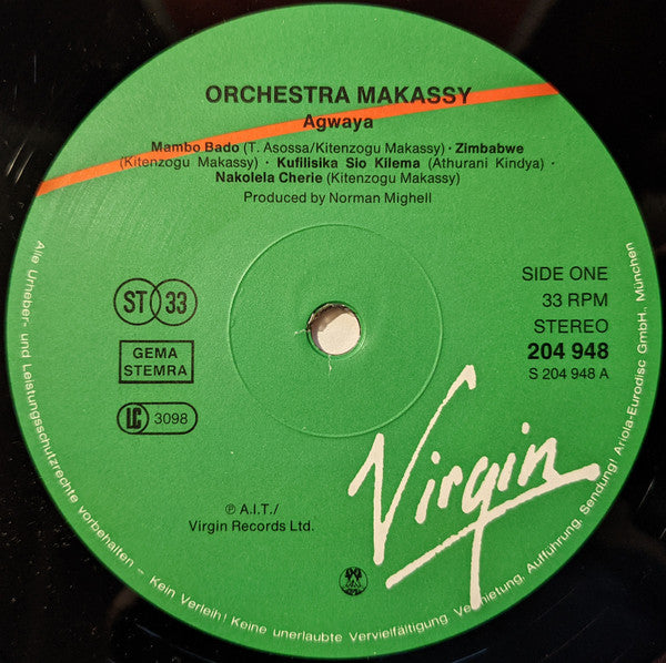 Orchestra Makassy - Agwaya (LP Tweedehands)