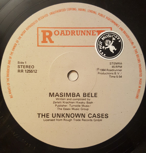 Unknown Cases, The - Masimbabele (LP Tweedehands)