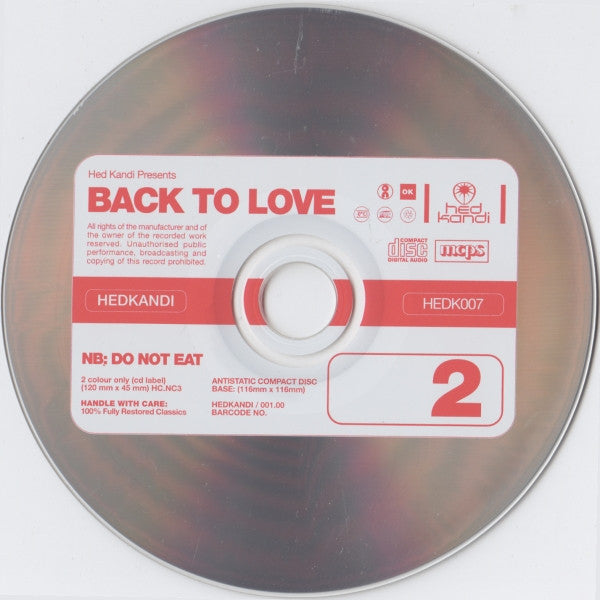 Various - Back To Love (CD Tweedehands)