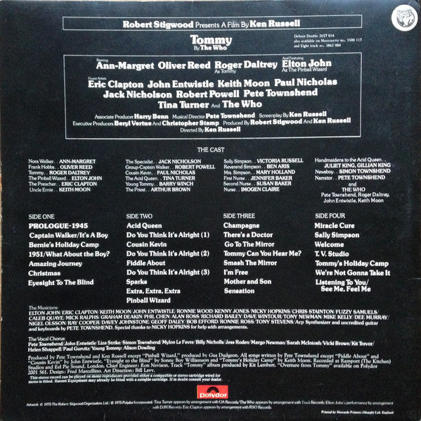 Various - Tommy (Original Soundtrack Recording) (LP Tweedehands)