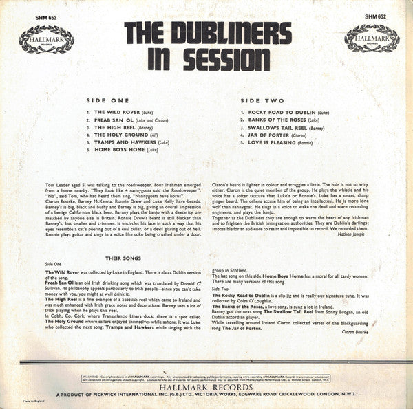 Dubliners, The - In Session (LP Tweedehands)