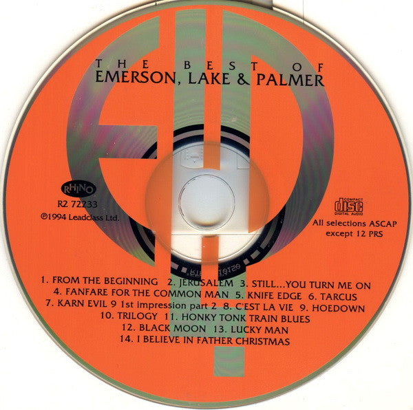 Emerson, Lake & Palmer - The Best Of Emerson, Lake & Palmer (CD)