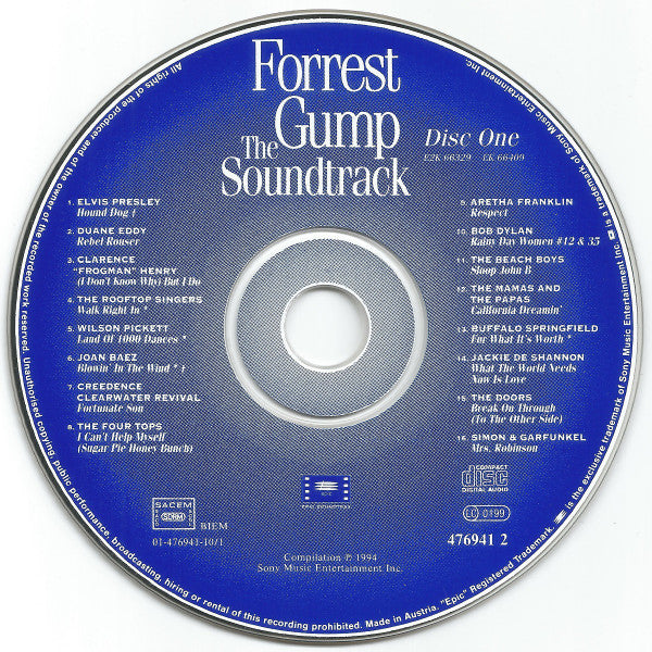 Various - Forrest Gump (The Soundtrack) (CD)
