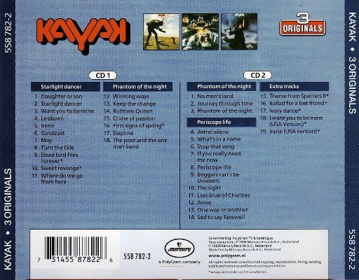 Kayak - 3 Originals (+ Extra Tracks) (CD)