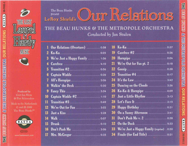 Beau Hunks, The & Metropole Orchestra / LeRoy Shield - LeRoy Shield's Our Relations (The Lost Laurel & Hardy Music) (CD)