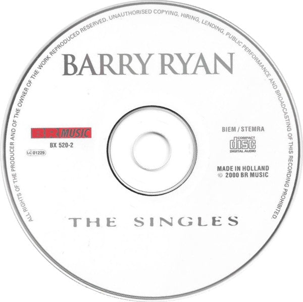 Barry Ryan - The Singles+ (CD Tweedehands)