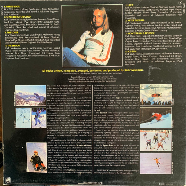 Rick Wakeman - White Rock: The Original Motion Picture Soundtrack Of The Innsbruck Winter Olympics. (LP Tweedehands)