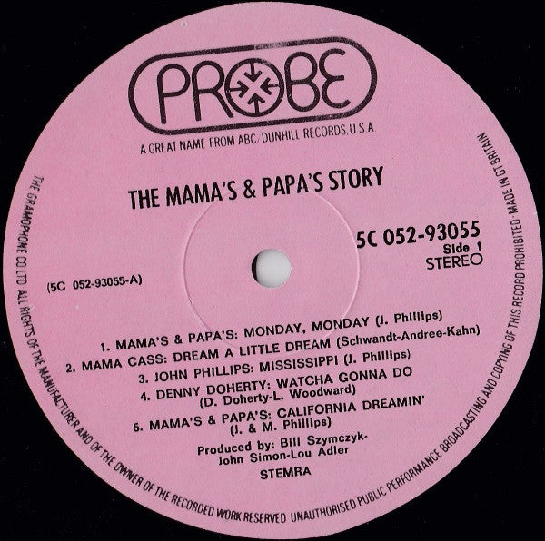 Mamas & The Papas, The - The Mamas & Papas Story (LP Tweedehands)