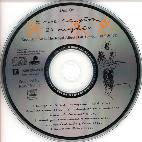 Eric Clapton - 24 Nights (CD Tweedehands)