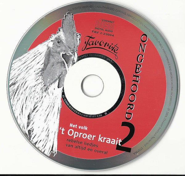 Various - 't Oproer Kraait (Rebelse Liedjes Van Altijd En Overal) (CD) - Discords.nl