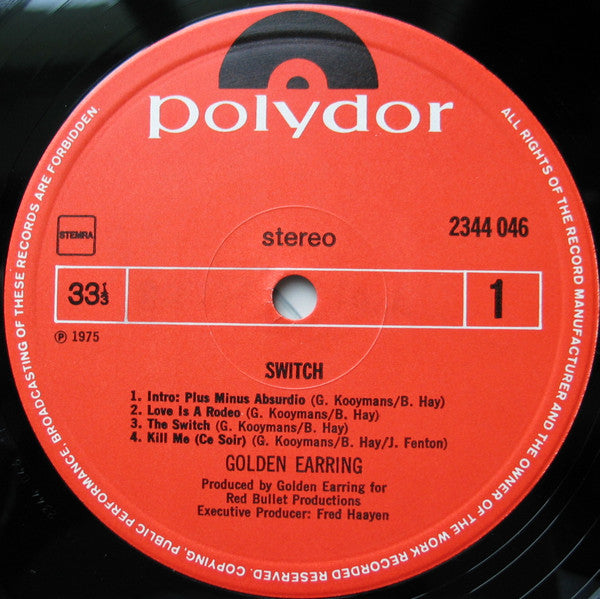 Golden Earring - Switch (LP Tweedehands)