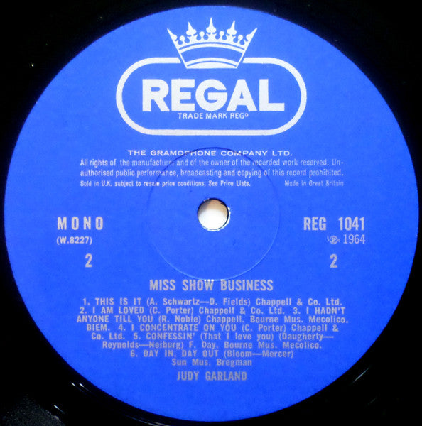 Judy Garland - Miss Show Business (LP Tweedehands)