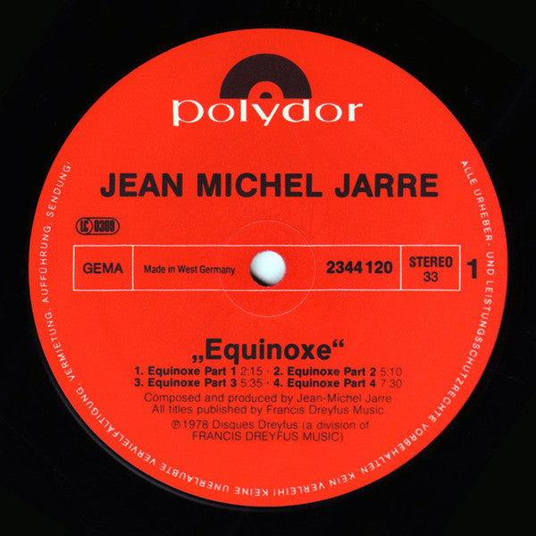 Jean-Michel Jarre - Equinoxe (LP Tweedehands)